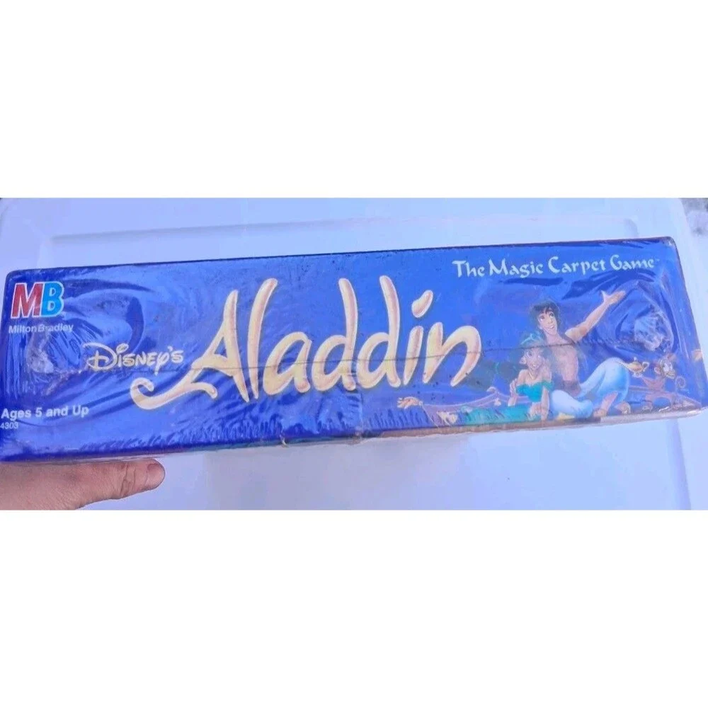 Vintage Aladdin Magic Carpet Board Game Milton Bradley 1992 Disney New Sealed